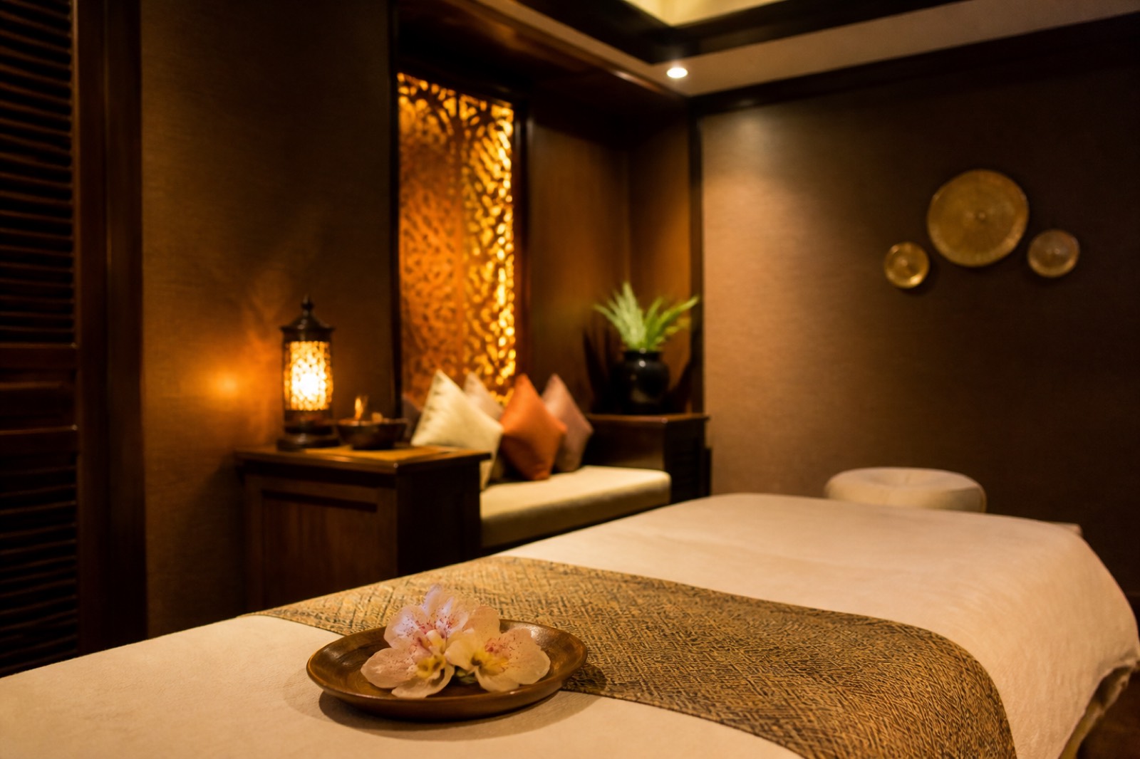 Treatment room at Be Fine Thai Massage in Emerald